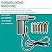 Automatic Dreadlocks Maker - Portable Electric Tool for Quick DIY Dreadlock Braiding & Hair Extensions - Effortless Hairstyling for All Hair Types