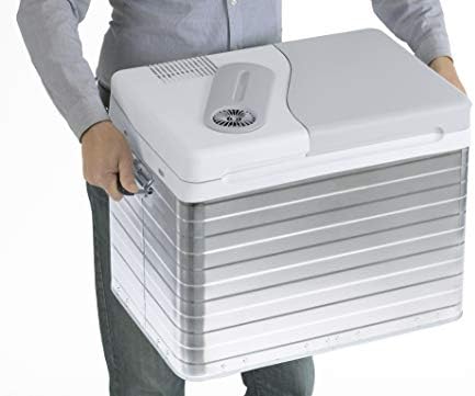 Bild 2 - Mobicool Q40 AC/DC - Tragbare Elektrische Alu-Kühlbox, 39 Liter, 12 V und 230 V für Auto, Lkw, Boot, Reisemobil und Steckdose, Aluminium-Gehäuse