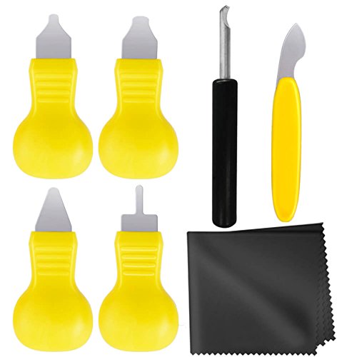 Anezus Watch Battery Replacement Tool Kit with 6 Pcs of Watch Back Remover Tools for Watch Repair