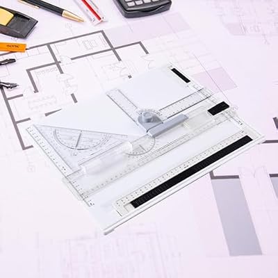 A4 Drawing Board Drafting Table Portable Adjustable Angle Anti Slip Support Legs Drawing Tool Set for Engineering Students