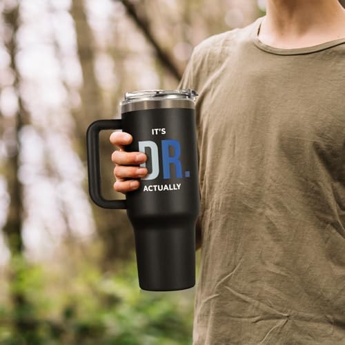 GoMelley PhD Graduation Gifts, Doctor Gifts for Men, DR. Tumbler 40oz by GoMelley - Used condition - Image 3
