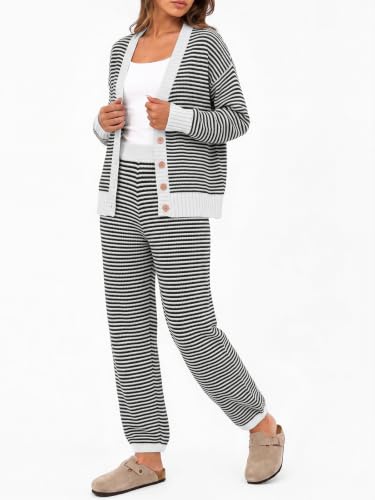 Image of LILLUSORY Women 2 Piece Sweater Matching Lounge Sets 2026 Fall Outfit