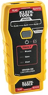 Klein Tools VDV526-100 Network LAN Cable Tester, VDV Tester, LAN Explorer with Remote