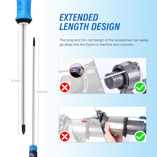 Screwdriver Set Compatible with Dyson V6 V7 V8 V10 V11 V15 Vacuum Cleaner by WYWY.Wide - Used condition - Image 5