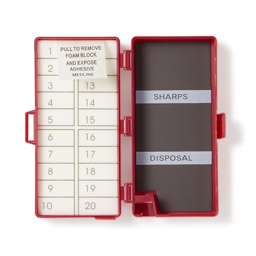 Foam Needle Counter with Magnet, 20-Count,50,Case,NC20FBR