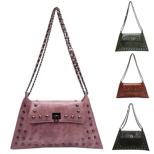 Rivet Decor Crossbody Bags Purse for Women Trendy All-match