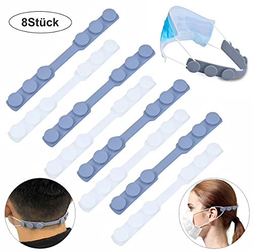 Maskenhaken SmartProduct 8 Stück Silikon Maskenhalter