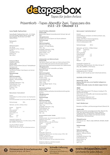 Präsentbox, Spanische Geschenke I Tapas I Geschenk für Feinschmecker und Spanienfans, Pata negra