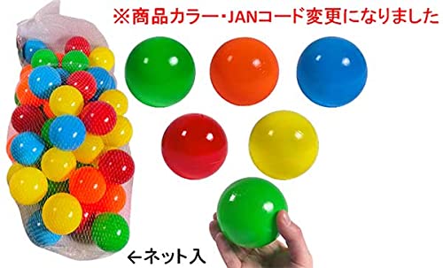 Amazon.co.jp: おもちゃカラーボール 約75ミリ 50個入(色変更有り
