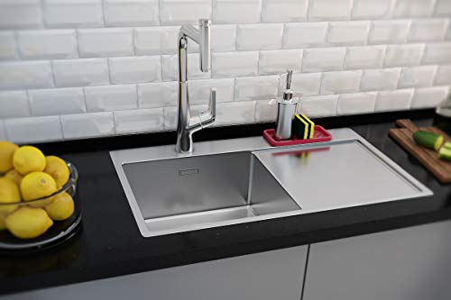 image for Comfify Kitchen Sink Caddy – Tray Organizer for Your Soap, Sponge, S