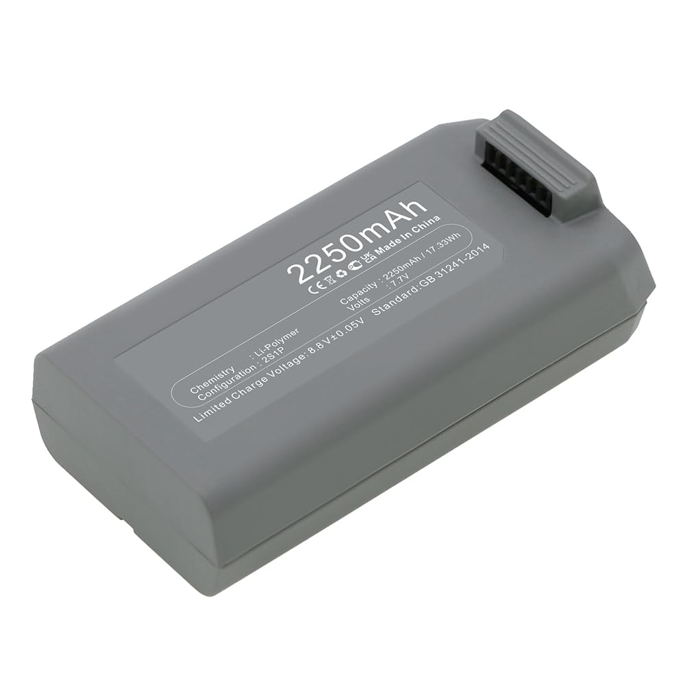 CELLONIC Bateria kompatybilna z DJI Mini 2, Mavic, BWX161 | (2250mAh -7.7V-Li-Ion) do DJI BWX161-2250-7.7, CP.MA.00000326.01