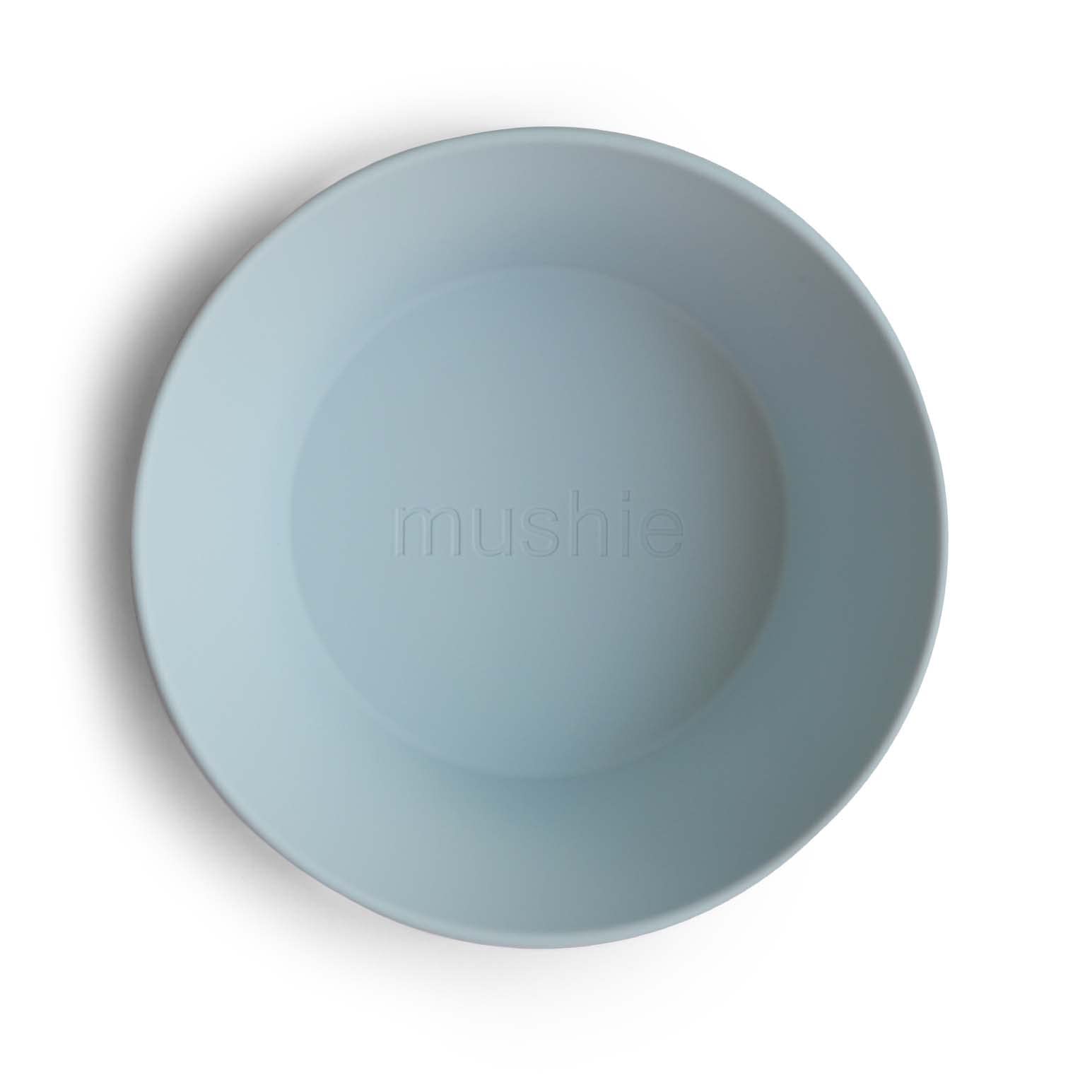 Mushie Dinnerware Bowls for Kids, (Powder Blue) Round Bowl - Image 2