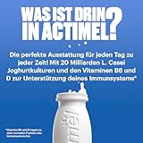 ACTIMEL Joghurt Drink Classic 0,1% fett 8x100g mit 20 Milliarden L. Casei Joghurtkulturen und den Vitaminen B6 und D, ohne Zuckerzusatz