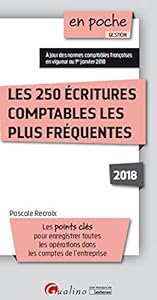 Livres Couvertures de Les 250 écritures comptables les plus fréquentes