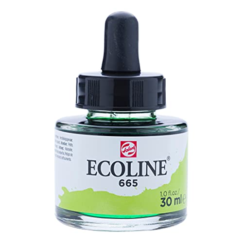 Ecoline Bouteille d'aquarelle liquide 30 ml Vert printemps 665 (11256651)