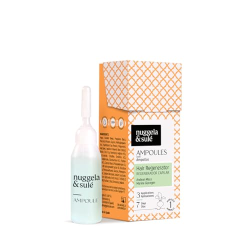 Nuggela & Sulé Ampolla Regenerador Capilar. Mayor Densidad y Grosor 4x10 ml