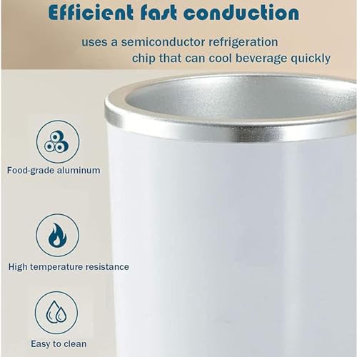 Portable Mini Ice Maker Machine - Quick Countertop Ice Maker for Home, Camp & Parties - Smart Beverage Cup Ice Production - Compact and Efficient