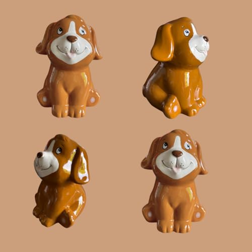Tirelire en céramique pour chien decorative en format compact - 8