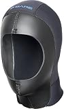 BARE 9MM Elastek Dry Hood | Wear with drysuit | Made with Full Stretch ELASTEK Neoprene Material | Great for Scuba Diving in Cold Water | Comfortable | L