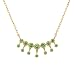 Produktbild Celine d'Aoust Damen-Kette Gelbgold 14 k (585) Tsavorit Grün Rundschliff 42cm