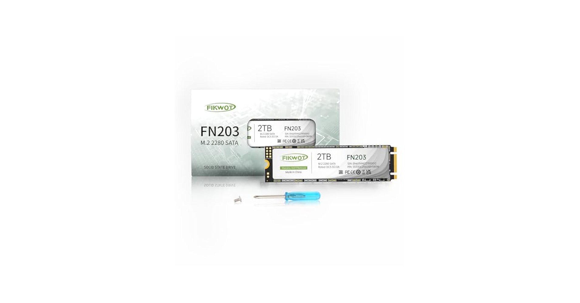 内蔵型SSD FIKWOT 2TB FN203 M.2 2280 SATA SSD Amazon | Fikwot FN203 2TB M.2 SATA SSD SLC キャッシュ 3D