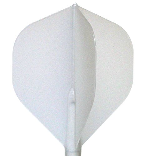 Flight veren, 6 stuks. standaard wit naturel