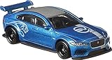  Hot Wheels Fast and Furious DieCast Modellauto Jaguar XE SV Project 8 BLU – Maßstab 1/64, Länge 7 cm GJR75