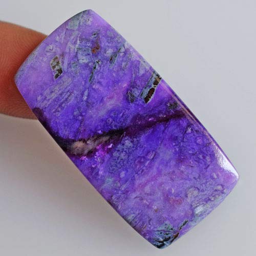 Pierre sugilite naturelle violette 41mm pour fabriquer un pendentif de sérénité - 5