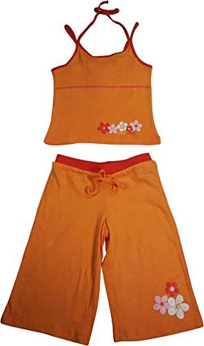 Mishmish - Baby Girls Tank Capri Set, Orange, Red 11793-18Months