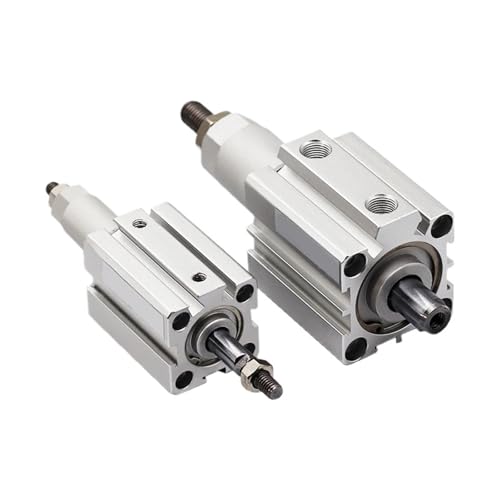 Vérin pneumatique double effet SDAJ alésage 25mm cylindre alu course réglable - 2
