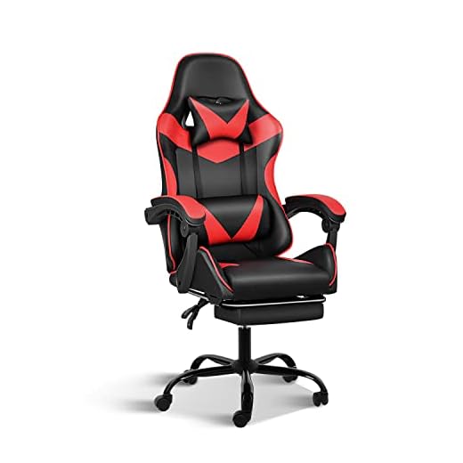 YSSOA Backrest and Seat Height Adjustable Swivel Recliner Racing Office Computer Ergonomic Video Game Chair