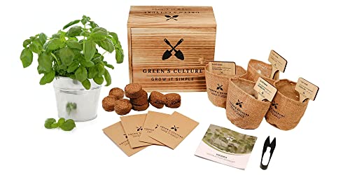 Kit de Hierbas Aromáticas - Cultiva tu Propio Huerto Urbano - Jardín Interior Ecológico de...