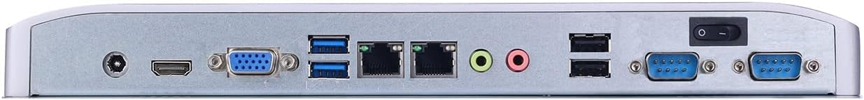 PARTAKER 19" TFT LED IP65 Industrial Panel PC, Intel I5 8265U, Windows 11 or Linux Ubuntu, 10-Point Projected Capacitive Touch Screen, 8GB RAM, 512GB SSD, A10, VGA, HDMI, 2 x LAN, 2 x COM