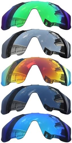 Acefrog 5 Pieces Polarized Replacement Lenses for Oakley Jaw-brea...