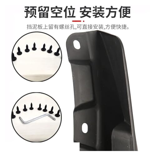 Guardabarros de goma suave para Tesla Model Y, protección impermeable y flexible contra impactos 4