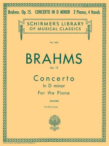 Concerto No. 1 in D Minor, Op. 15 (2-piano score): Schirmer Library of Classics Volume 1429 National Federation of Music Clubs 2024-2028 Piano Duet