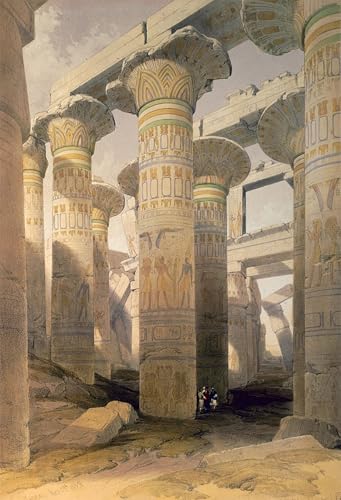 Toile moderne de Karnak par David Roberts pour sublimer votre hall d'entrée