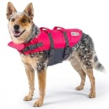Outward Hound Granby Splash Pink Dog Life Jacket, Medium
