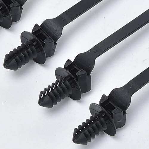 Clips de câble réutilisables avec fixation push mount lot de 100 - 7