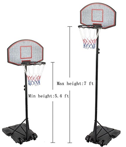 Klb Sport Height Adjustable Portable Youth Basketball Hoop #TOP1