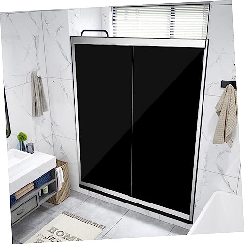 Vinilo para ventana PRETYZOOM 200x50 cm negro miniatura 5