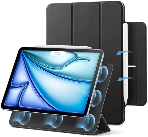 ESR for iPad Air 11 Inch Case M4/M3/M2, iPad Air 5th/4th Gen Case, Black