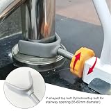 4 Stück Y Spindel Für Treppenschutzgitter,Safety First Treppenschutzgitter,Treppengitter, Y-Spindel Druckschrauben M10 Für Sicherheitstüren,Kindertüren,Treppenschutztüren,Geeignet Für Babys,Hunde