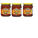 3 Gläser La Costena Salsa Dip Regular medium a 410ml Mittelscharfe Nachosauce gelber Deckel