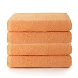Top Towel Plus - Pack 4 Toallas Baño Grandes 100% Algodón | Toallas de Ducha Grandes 70x140 cm | Suaves, Absorbentes y Duraderas | Juego Ideal para Baño Moderno