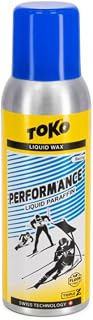 TOKO Performance Liquid Paraffin Wax – Liquid Spray Wax for Skis & Snowboard – Fluor Free Swiss Technology – 100 ml Racing & Training Formula – Blue for Snow Temps of -22 to 14 Degrees Fahrenheit