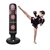 Inflatable Punching Bag Freestanding Kid’s Boxing Bag - Practice Target Columns, Durable PVC Material - Relaxing Kickboxing Bag for Adults and Children