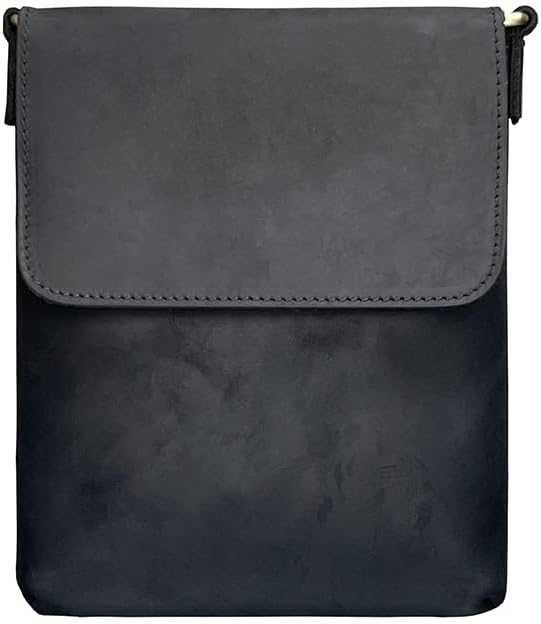 Retro Men's Bag Genuine Leather Leisure Shoulder Crazy Horse Crossbody Oxhide Minimalist