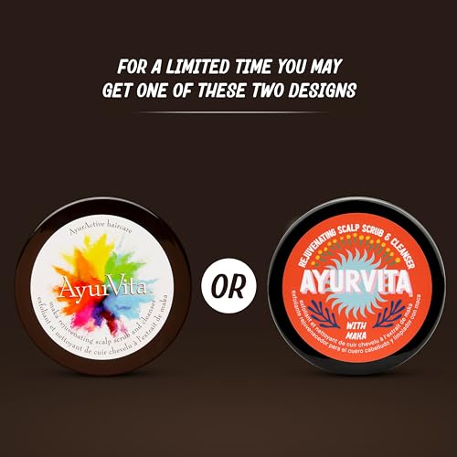 Ayurvita Maka Scalp Scrub & Cleanser – Perfect Scalp Exfoliator - Best for Hair Care & Hair Growth - Itchy Scalp Treatment – Restorating Ayurvedic Scalp Exfoliation - For Men & Women - 6.7 oz - Image 8