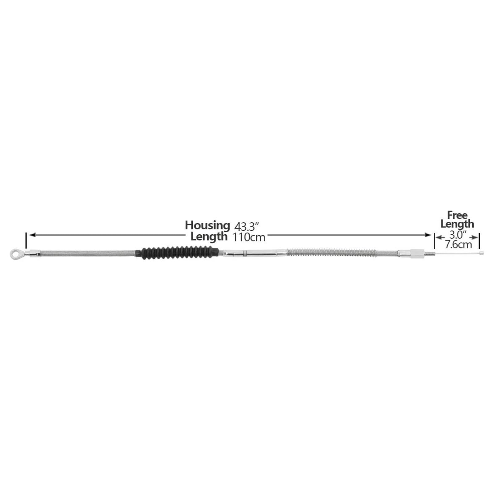Manguera Embrague Cable De Embrague para Harley Street Glide FLHX 2008 2009 2010 2011 2012 2013 Accesorios para Motocicletas